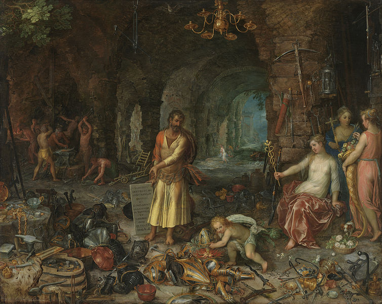 Jan Brueghel d.Ä. (1568–1625) & Hendrick van Baien d.Ä. (1573–1632): Weissagung des Propheten Jesaias (Alte Pinakothek, München)