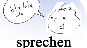 sprechen mit Audios von Deutsch am Strand