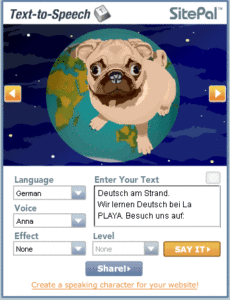Fifi spricht Deutsch! von sitepal Text-to-Speech