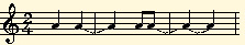Figura 32 (ejemplo de figuraciones con notas ligadas) 