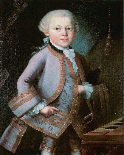 Mozart, Wolfgang Amadeus de niño 1763