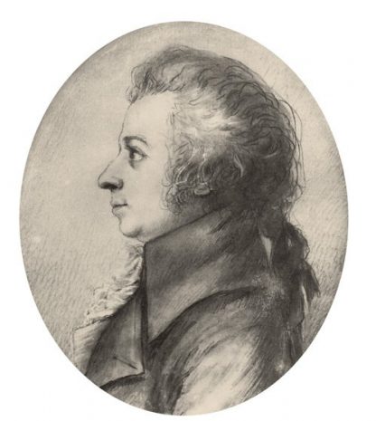 El pequeño Mozart en Dresden 1789 (dibujo de Doris Stock)